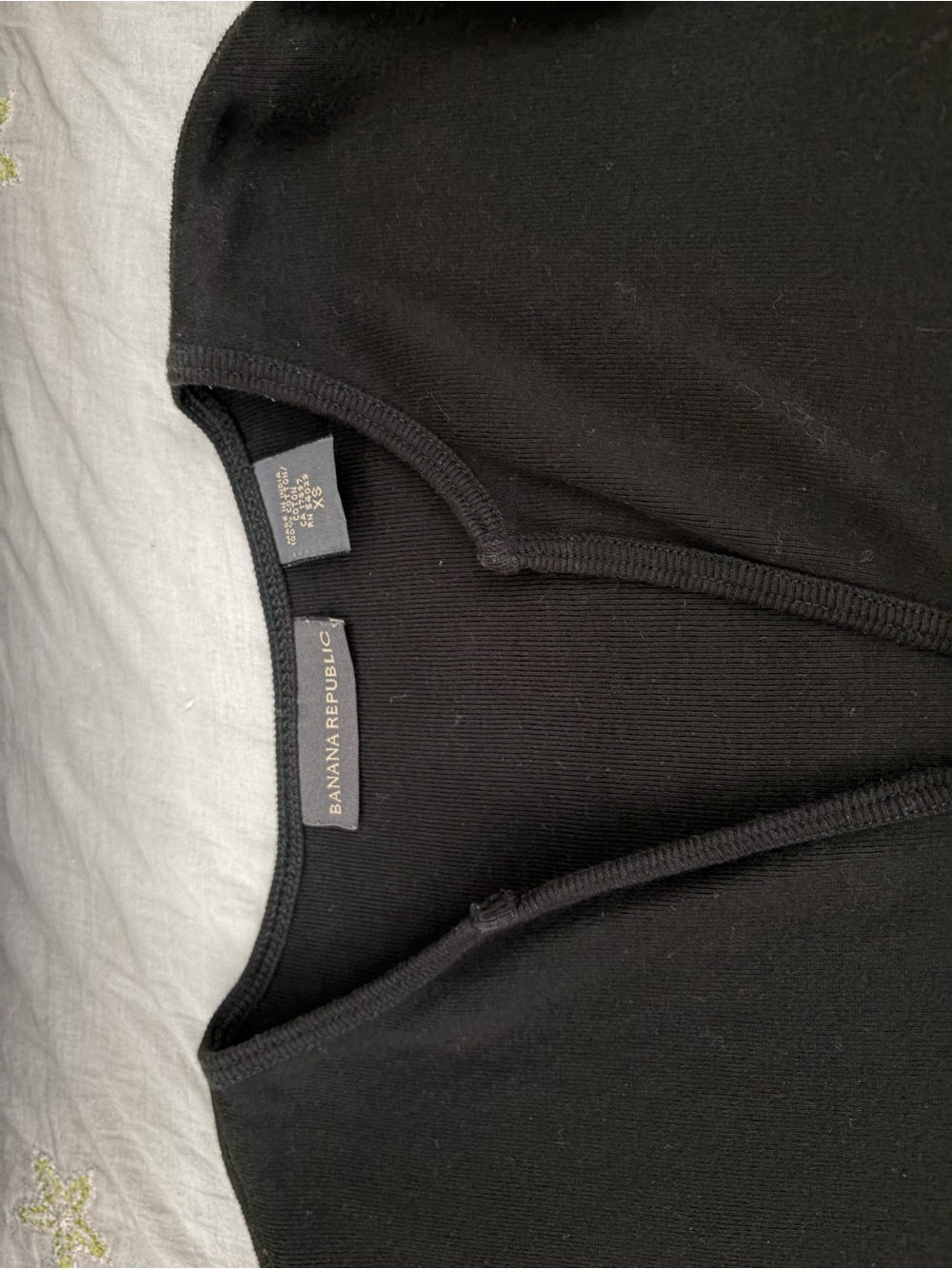 Banana Republic Black Knit Crewneck top